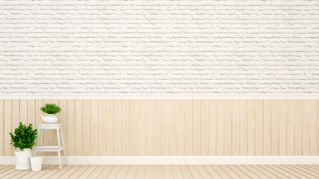 White wallpaper
